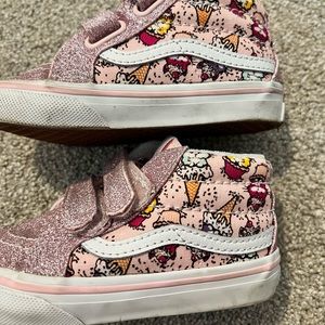 Vans HighTop Velcro Toddler Shoes (sz6)